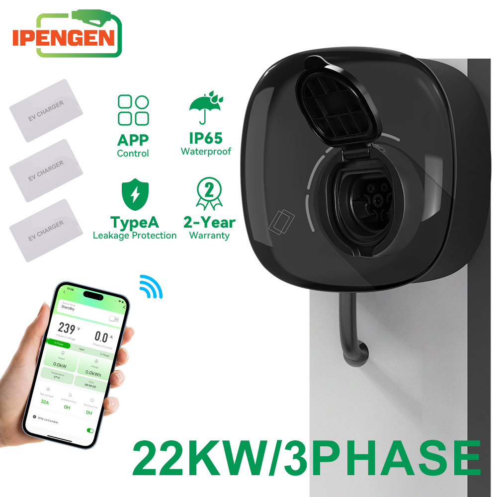 IPENGEN 22KW Type2 EV Charger  - Ev Charger Type 2 22Kw 32A 3 Phase 评论和价格